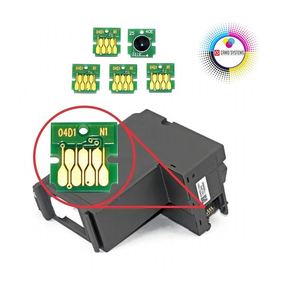 Chip Caja Mantenimiento Epson L15150 L16600 Wf7840 C9345