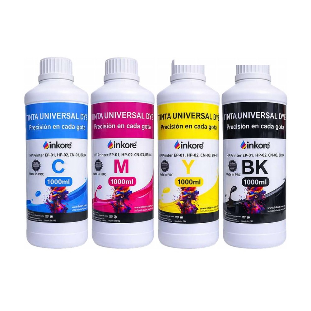 Tinta INKORE® Magenta 1 Litro para Epson, HP, Brother y Canon