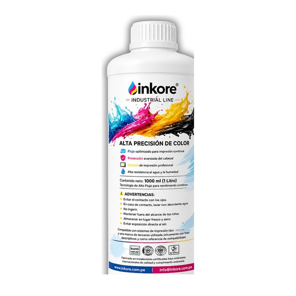 Tinta Premium Inkore 1 litro para impresoras Epson